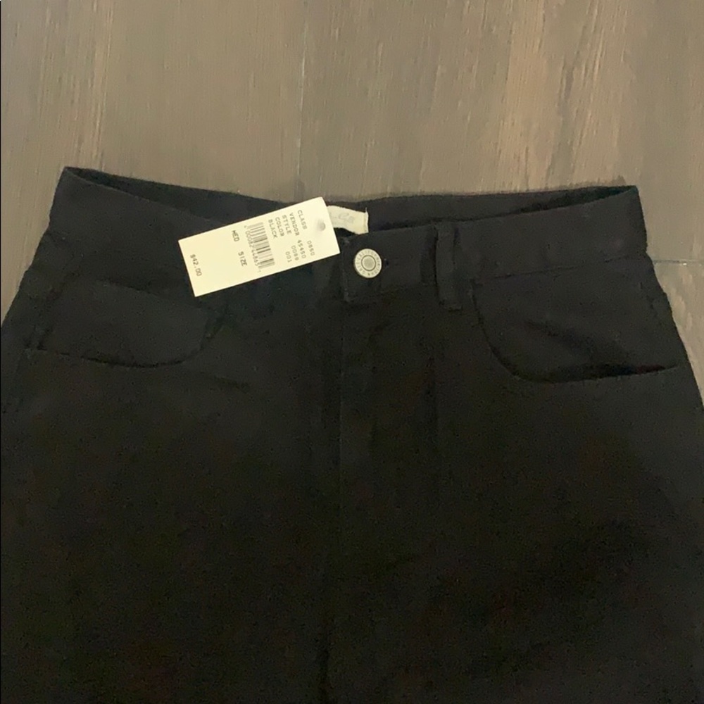 ONLY 1 LEFT! Brandy Melville Black Jane Pants! - Picture 4 of 5
